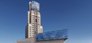 Read more about the article Studio Libeskind Unveils Refined Boerentoren Design with Sculptural Glass Crown in Antwerp